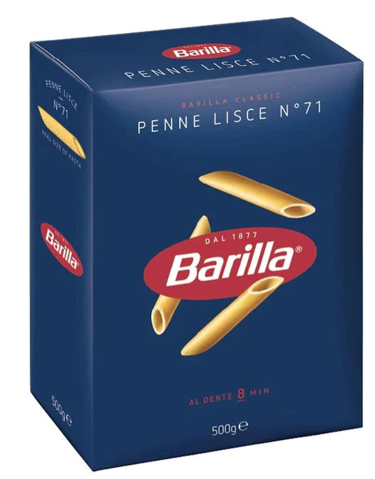 Barilla Penne Lisce Pasta No 71 (Makarna) 500 Gram