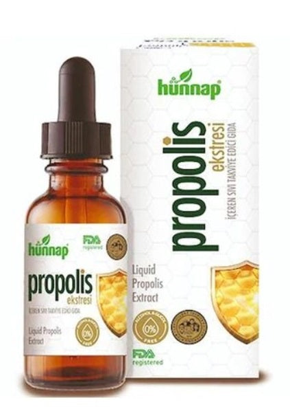 Hunnap Propolis Extract Liquid Food Supplement (Takviye Edici Gida) 30 ml