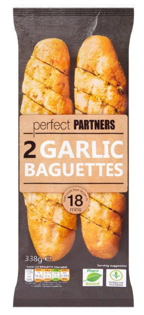 Perfect Partners 2 Garlic Baguettes (Sarmisakli Ikili Baget Ekmek) 310 Gr