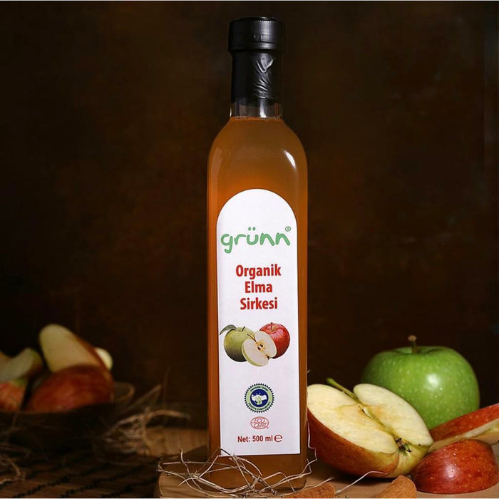 Grunn Organic Apple Vinegar (Elma Sirkesi) 500 ml