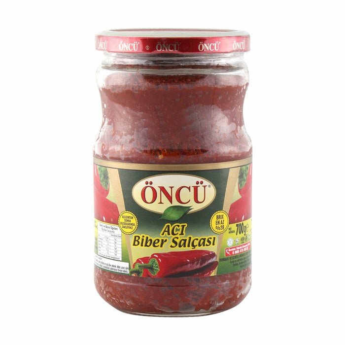 Oncu Pepper Paste Hot Jar (Aci Biber Salcasi) 700gr