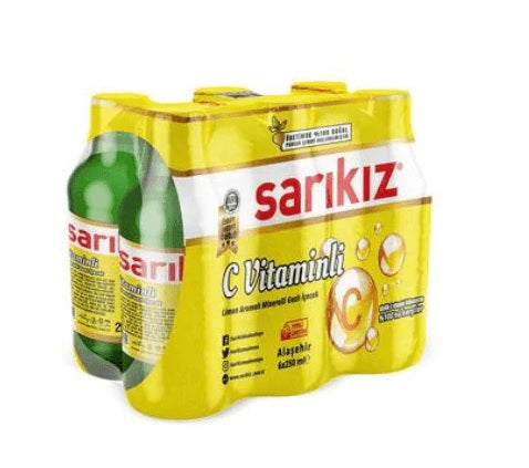 Sarikiz  Mineral Water Vitamin C (C Vitaminli Maden Suyu) 6*200 ml