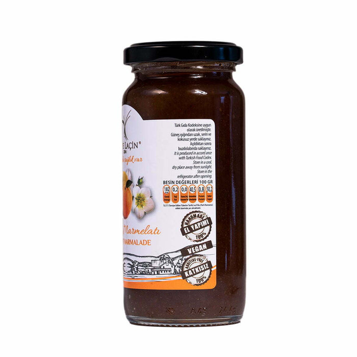 Atiye Lacin Apricot Marmalade Homemade Natural  (Kayisi Marmelati Ev Yapimi Dogal) 250 Gr