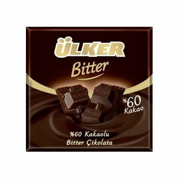 Ulker Bitter 60% Chocolate Bar 60 g