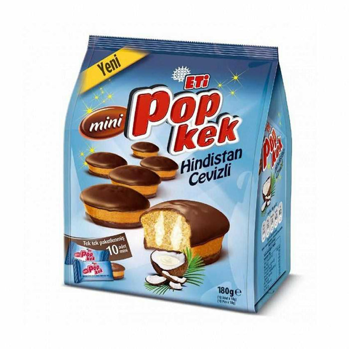 Eti Popkek Mini Cake With Coconut (Bags) 180 Gr