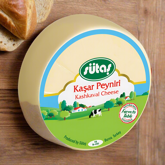 Sutas Kashkaval Cheese Round (Kasar Peyniri) 400 G