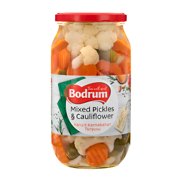 Bodrum Mixed Pickles and Cauliflower (Karisik Karnibahar Tursusu) 670g