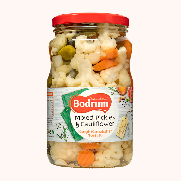 Bodrum Mixed Pickles and Cauliflower (Karisik Karnibahar Tursusu) 940g