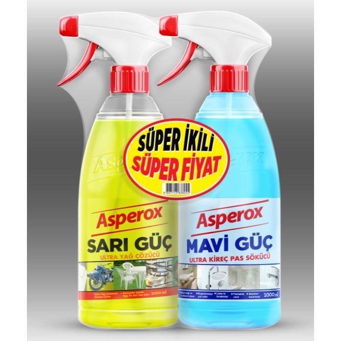 Asperox Ultra Degreaser Cleaner & Ultra FLimescale and Rust Remover 2 * 1 LT