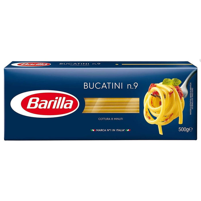 Barilla Bucatini Pasta Number 009 (Makarna) 500 Grams