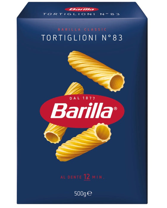 Barilla Tortiglioni Pasta Number 83 (Makarna) 500 Grams