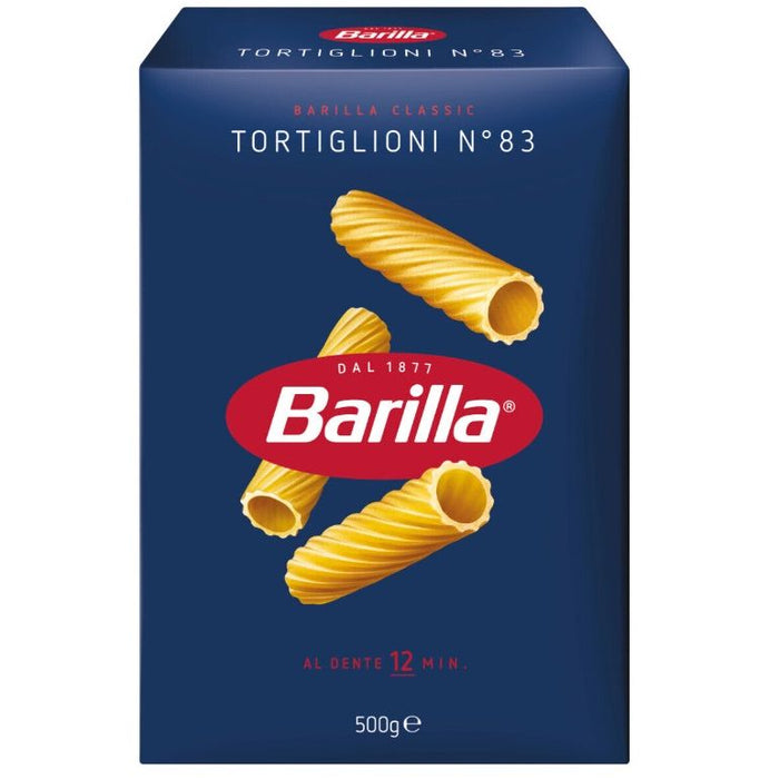Barilla Tortiglioni Pasta Number 83 (Makarna) 500 Grams