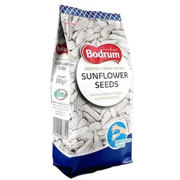 Bodrum Kavrulmuş Az Tuzlu Ayçekirdeği 250 g