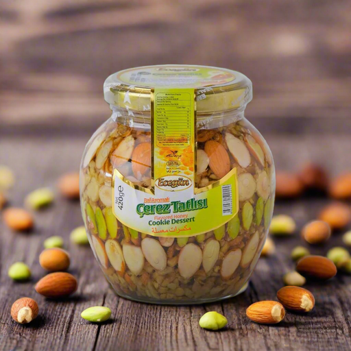 ecegun-honey-flavored-nut-cookie-dessert-420g-jar