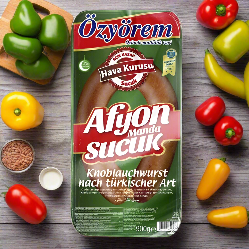 Buy Ozyorem Premium Air-Dried Turkish Garlic Sausage 900g | Best Grocery-1