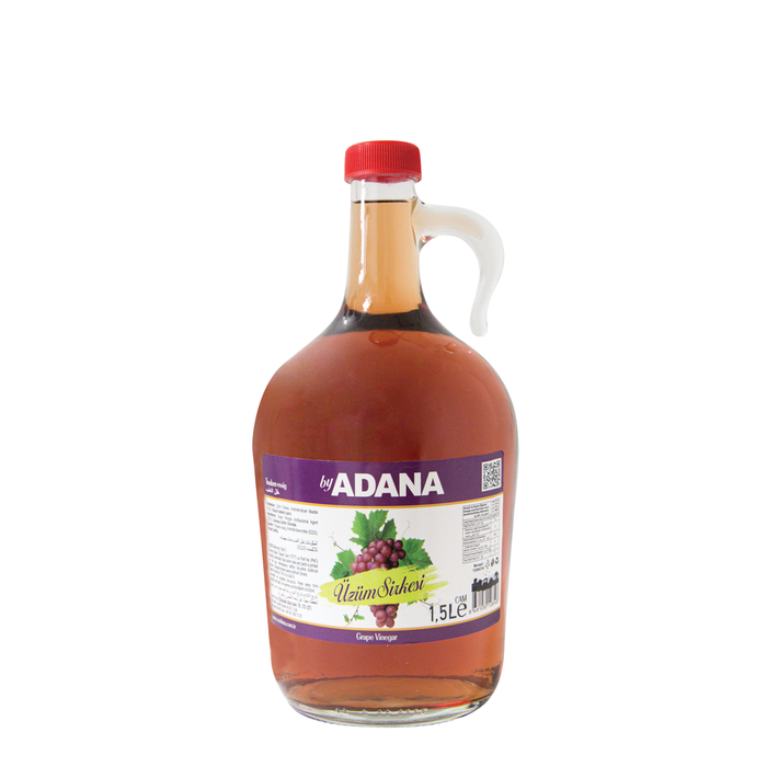 By Adana Grape Vinegar Glass Bottle (Uzum Sirkesi Cam) 1500 ml
