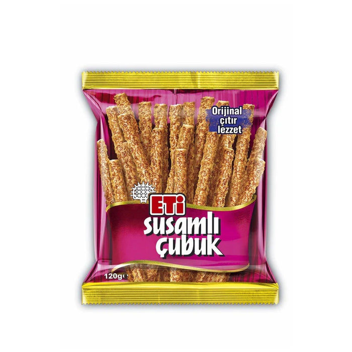 Eti Crax Sesame Stick Cracker (Susamli Cubuk Kraker) 120G