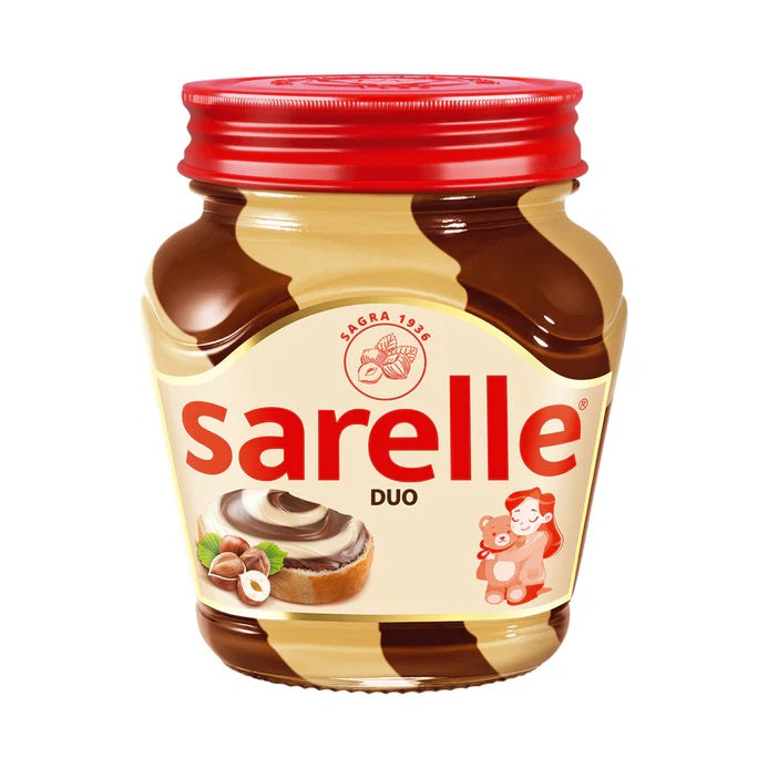 Sarelle Duo Kakaolu ve Sütlü Fındık Ezmesi 350g