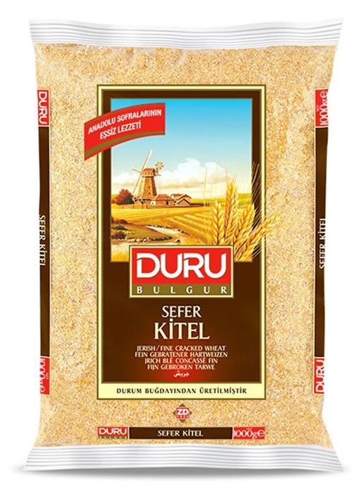 Duru Jerish / Fine Cracked Wheat (Sefer Kitel Bulgur) 1 Kg