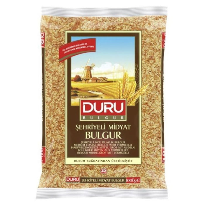 Duru Midyat Bulgur Coarse with Vermicelli (Sehriyeli Midyat Bulgur) 5 kg