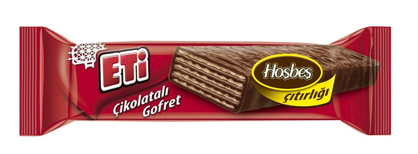 Eti Hosbes Chocolate Wafer (Cikolatali Gofret) 34 grams
