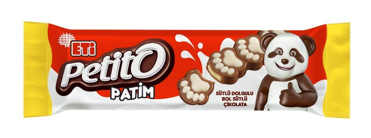 Eti Petito Patim Milk Chocolate (Sutlu Cikolata) 18 g