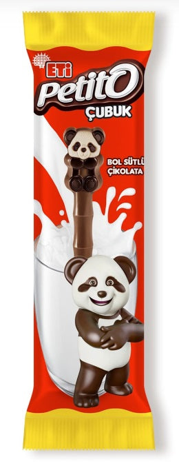 Eti Petito Rich Milk Stick Chocolate (Ayicik Cubuk Bol Sutlu Cikolata) 16 g