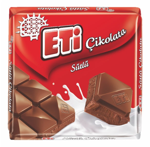 Eti Milk Chocolate (Sutlu Kare Cikolata) 65 g