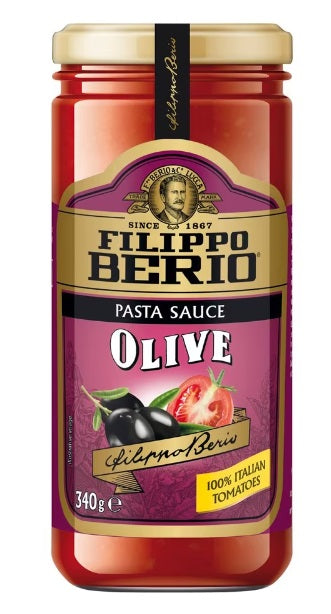 Filippo Berio Olive Pasta Sauce (Makarna Sosu) 340 Gram