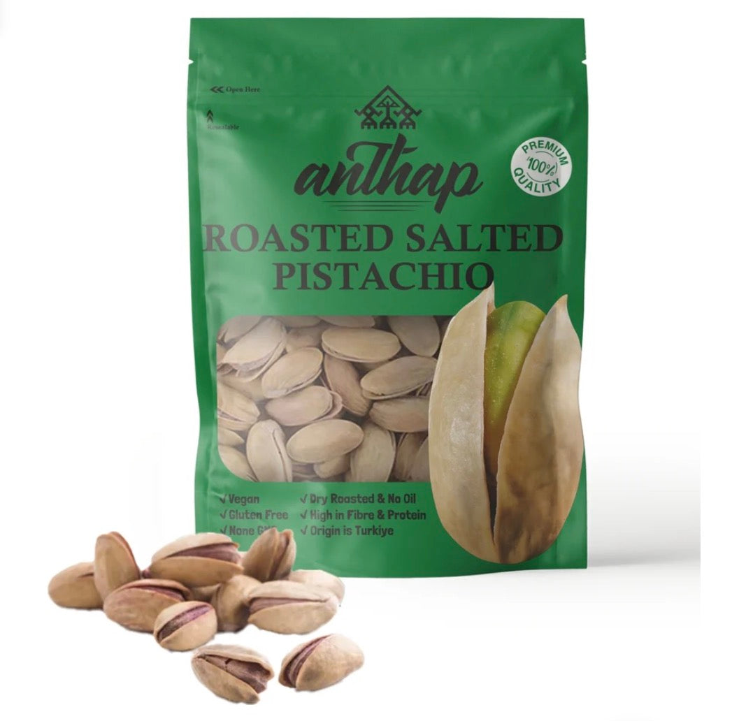 Anthap Roasted Salted Jumbo Antep Pistachios Pack 150g
