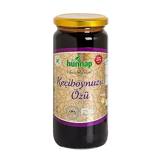 Hunnap Carob Extract Homemade Natural (Keciboynuzu Ozu Ev Yapimi Dogal) 310 g