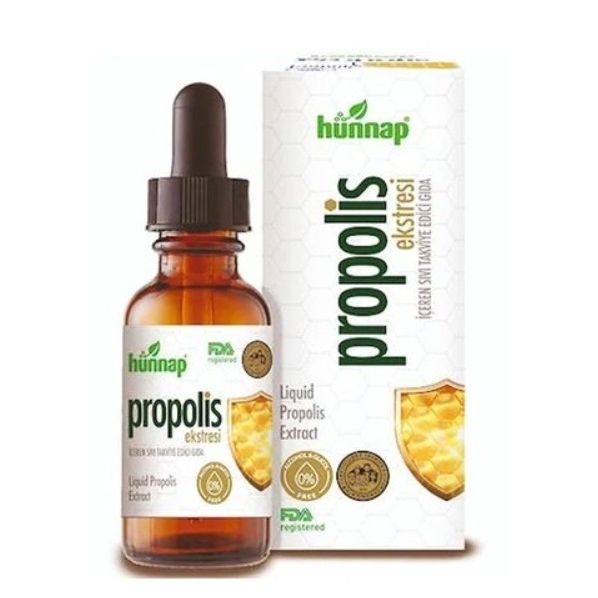 Hunnap Propolis Extract Liquid Food Supplement (Takviye Edici Gida) 30 ml