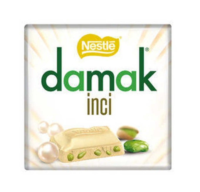 Nestle Damak Inci White Chocolate  with Pistachios 60g