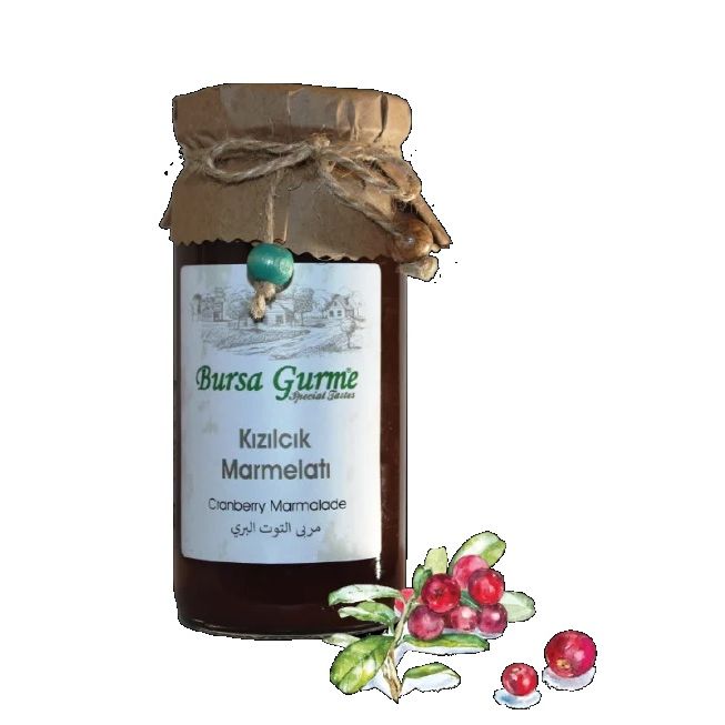 Bursa Gurme Kizilcik Marmelati  (Cranberry Marmalade) 300 g