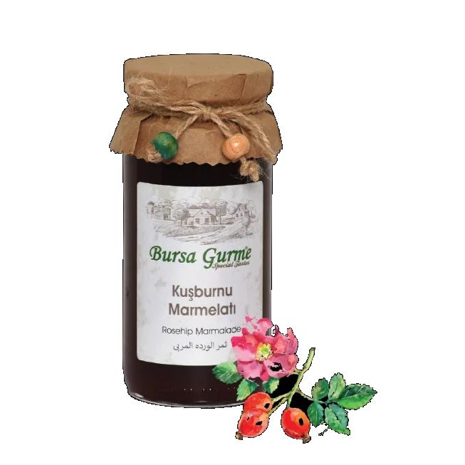 Bursa Gurme Kusburnu Marmelati  (Rosehip Marmalade) 300 g