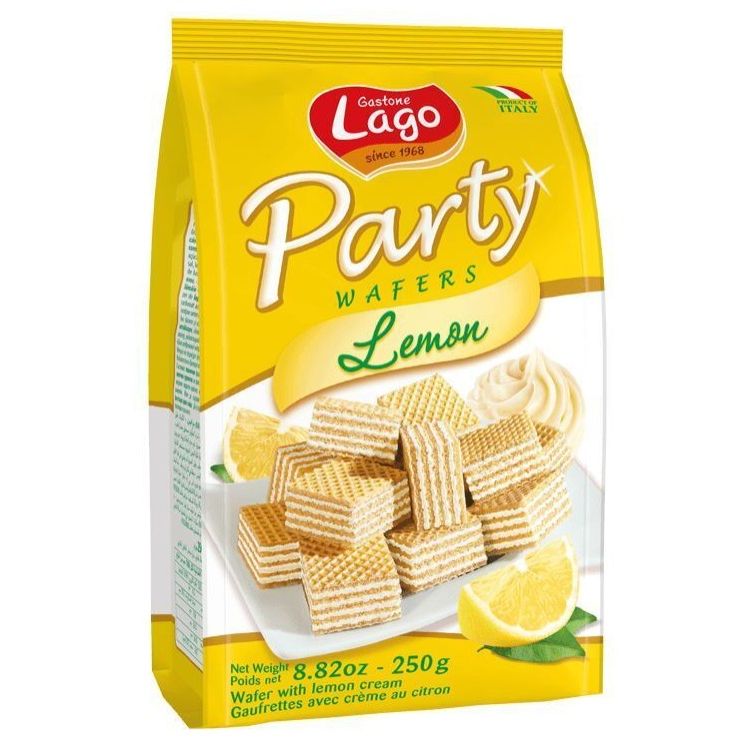 Lago Party Gofret Limon 250 Gram