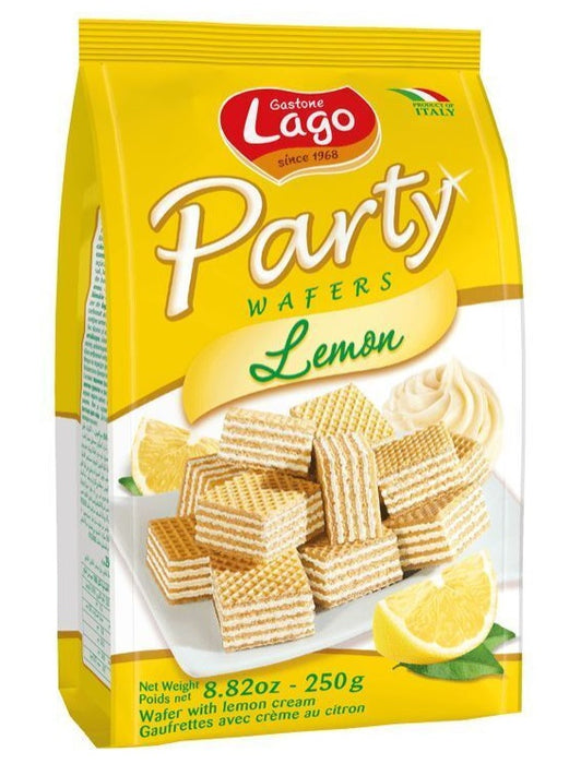 Lago Party Wafers Lemon (Limonlu Gofret) 250 Grams