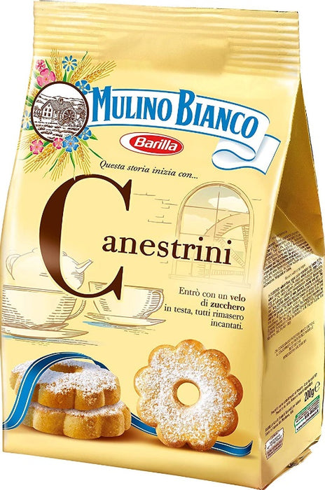 Mulino Bianco Canestrini Biscuits With Icing Sugar (Kristal Sekerli Biskuit) 200 g