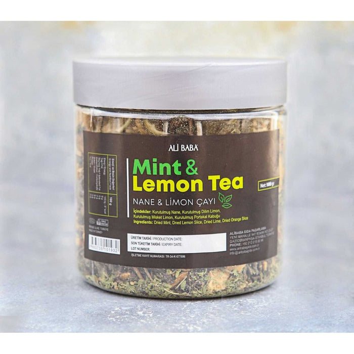 Ali Baba Kavanoz Nane & Limon Cayi (Mint & Lemon Tea) 100 g