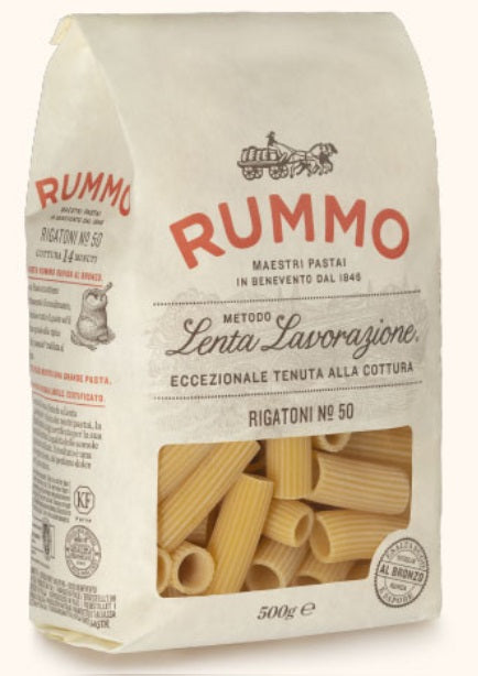 Rummo Rigatoni | Nº 50 Pasta (Makarna) 500 Grams