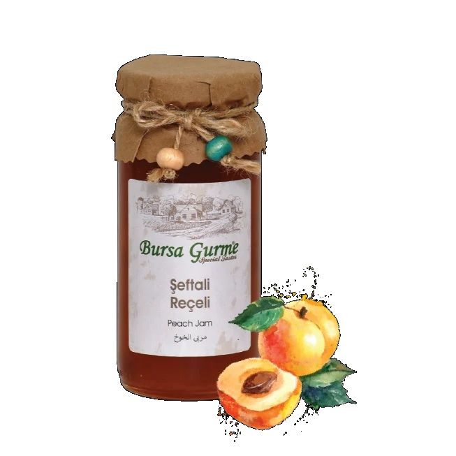 Bursa Gurme Seftali Receli  (Peach Jam) 300 g