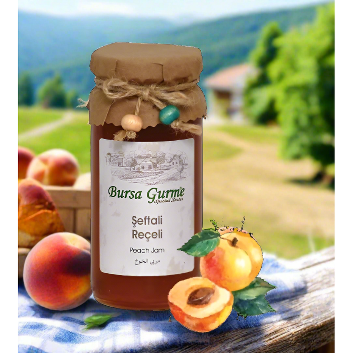Bursa Gurme Seftali Receli  (Peach Jam) 300 g