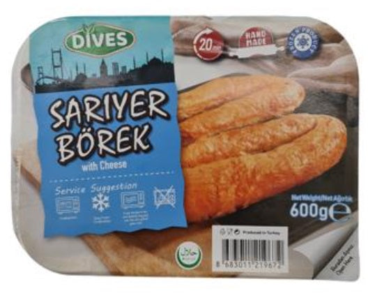 Dives Sariyer Borek with Feta & White Cheese (Beyaz Peynirli) 600 g