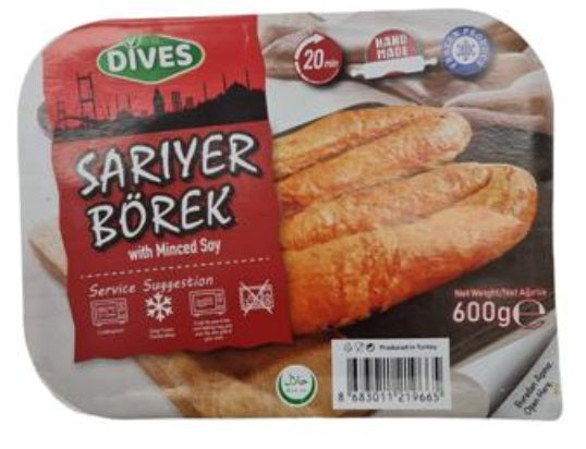 Dives Sariyer Borek with Minced and Soy (Soya Kiymali) 600 g