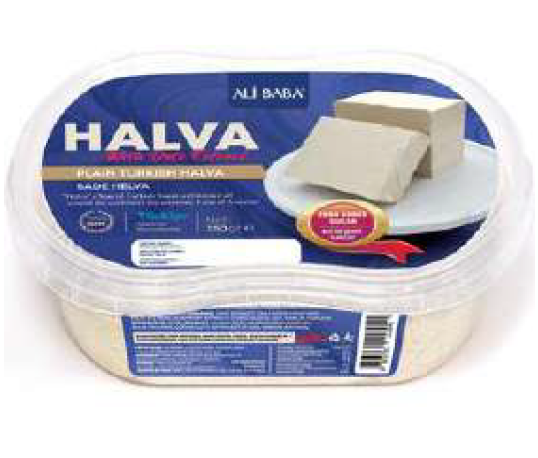 Ali Baba Plain Bowl Halva ( Sade Kase Helva) 350g