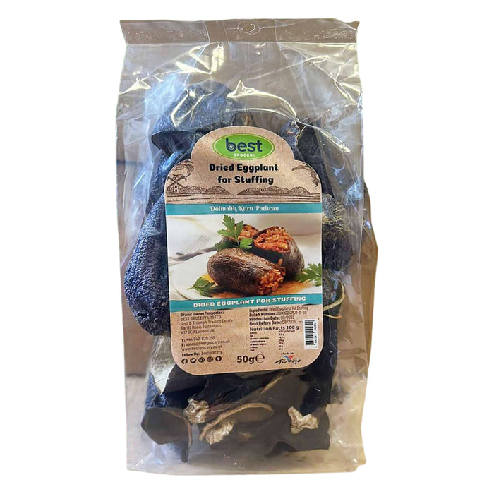 Best Dried Eggplant for Stuffing (Dolmalik Kuru Patlican) 50g