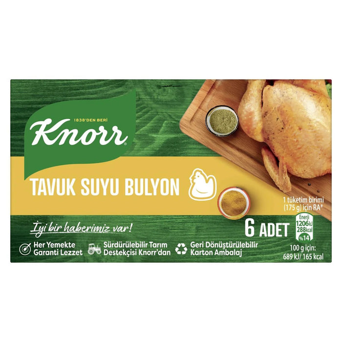 Knorr Chicken Stock ( Tavuk Bulyon) 60g