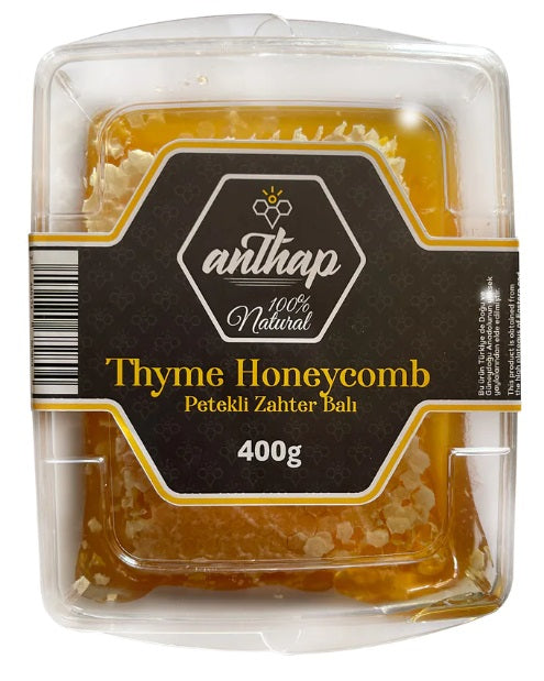 Anthap %100 Mountain Thyme Honeycomb (Zahter Dag Kekigi Kovan Bali) 400g
