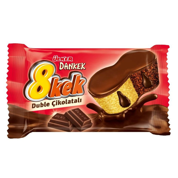 Ulker Dankek 8 Kek Double Chocolate Cake (Duble Cikolatali Kek) 55 gr