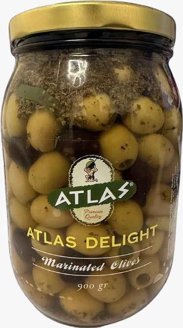 Atlas Green Olives Delight (Delight Yesil Zeytin) 850g
